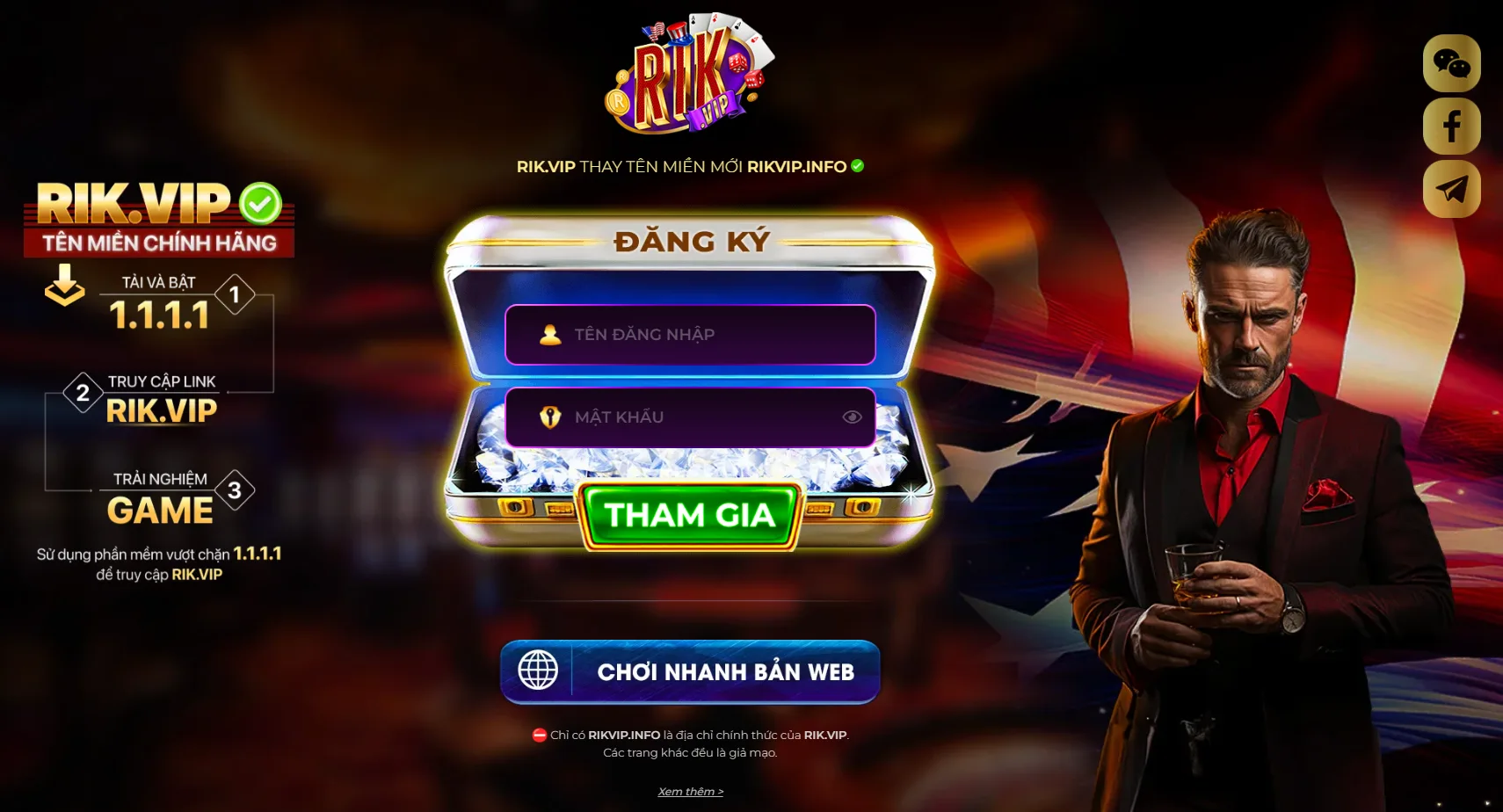 chinh sach bao mat rikvip